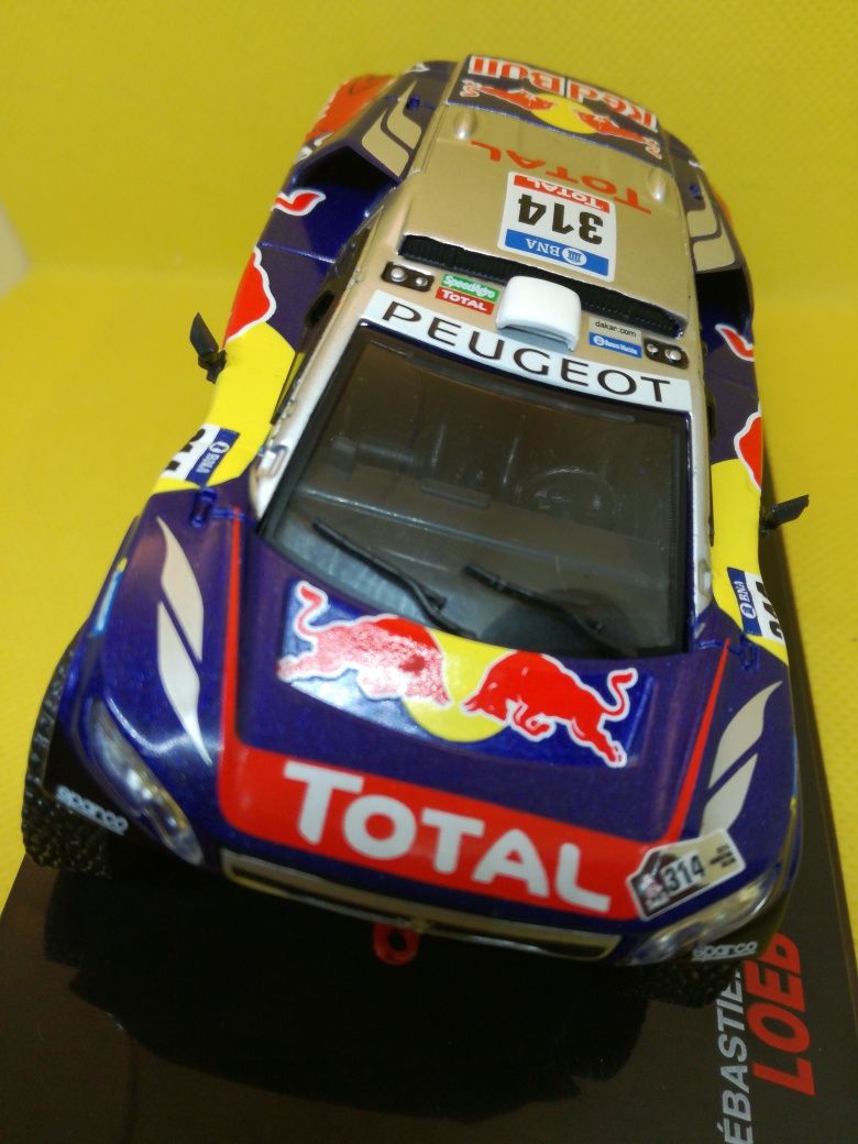 Miniaturas 1/43 do Dakar 2008 -Peugeot