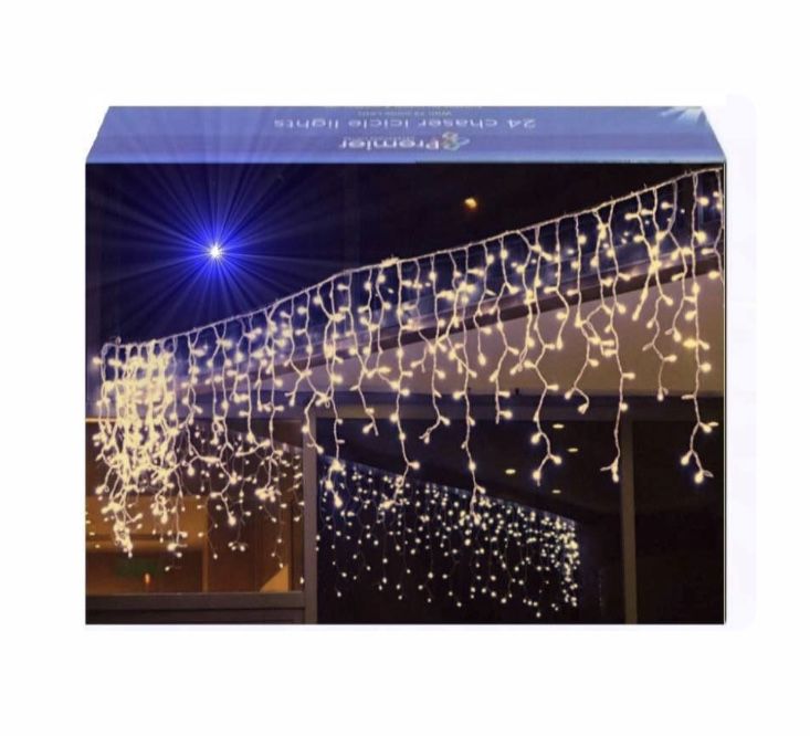Sople lampki choinkowe zewnętrzne 500 LED