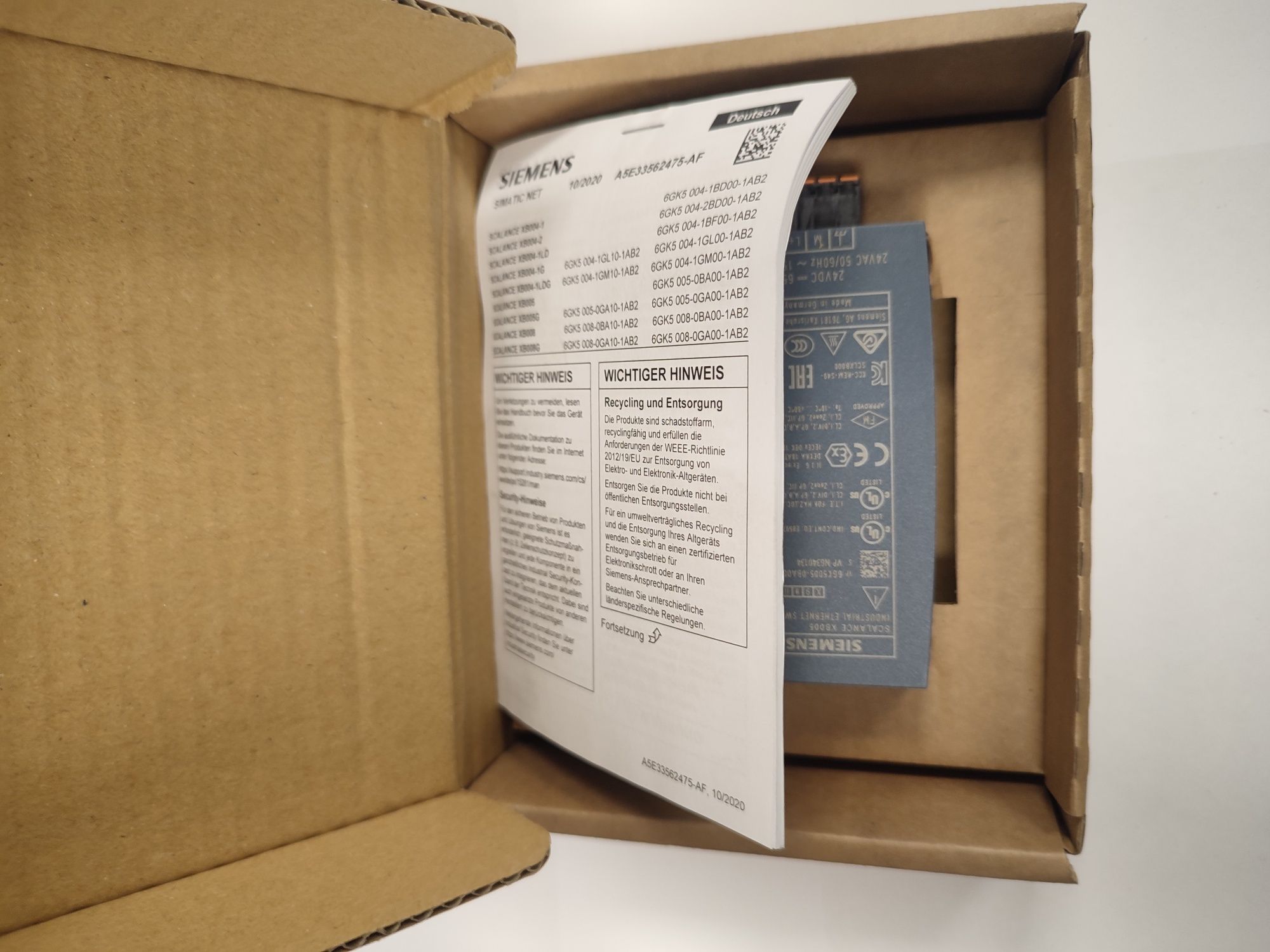 6GK5005-0BA00-1AB2 Siemens Scalance is