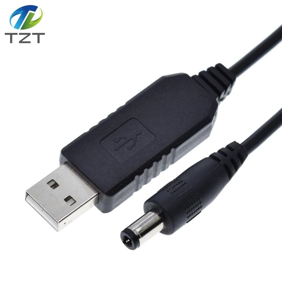 Кабель живлення 5-9V USB-DC 5.5*2.1 Wi-FI роутера, термінала.