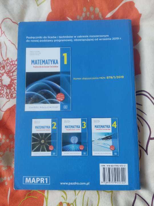 Podręcznik do matematyki rozszerzonej dla klas 1 szkoły średniej