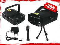Profesjonalny LASER Projektor Disco Dyskotekowy Lampa 3D LED (-20%)
