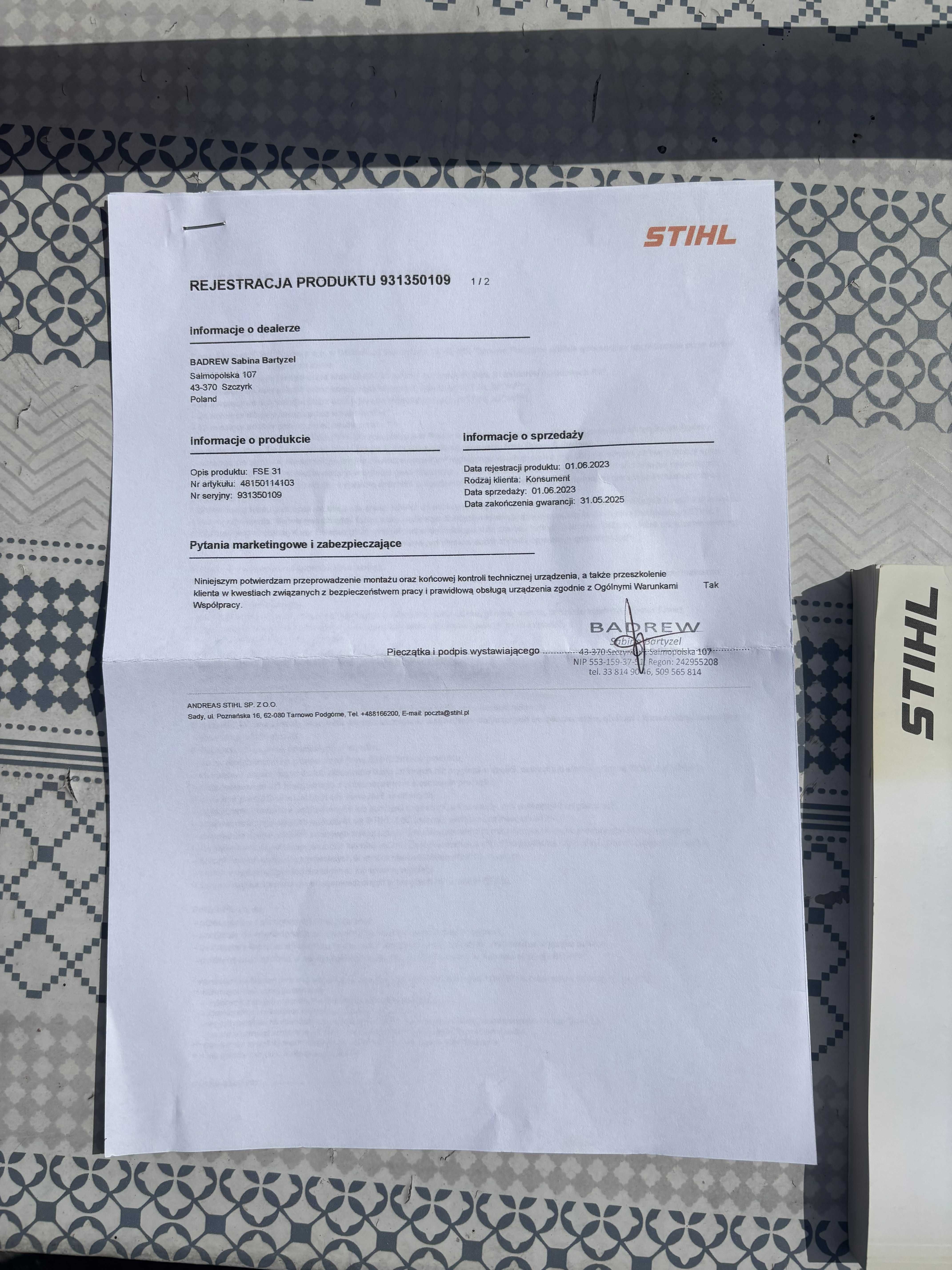 Kosa elektryczna STIHL