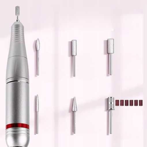 Frezarka do paznokci do manicure mocna + frezy 45000rpm pedicure 204