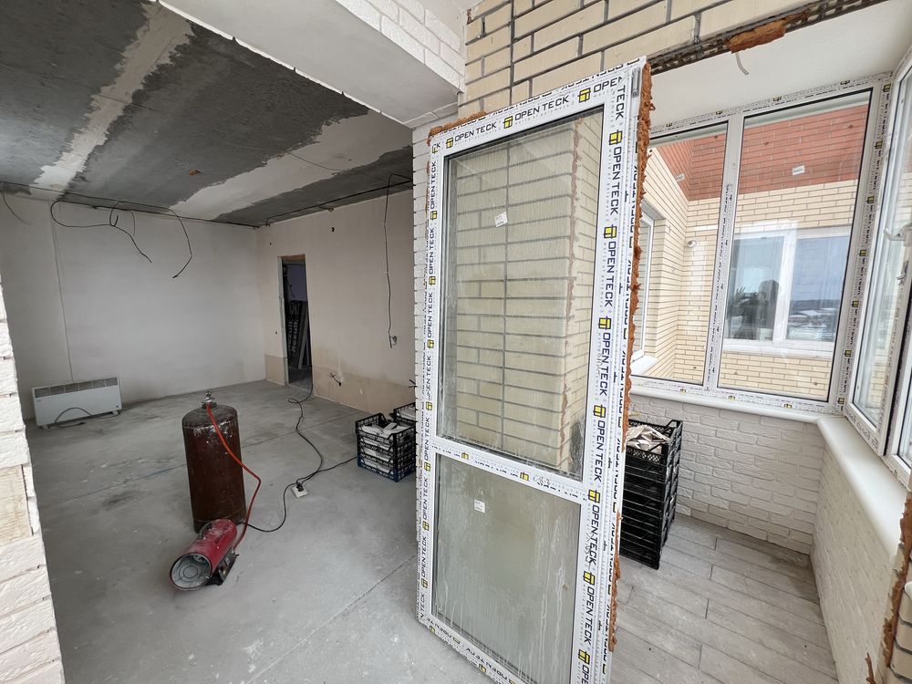 Квартира на початку Борисполя з ремонтом на 70%