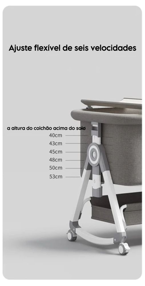 *** BERÇO/CAMA DE BEBÉ * 5 em 1 * NOVOS ***