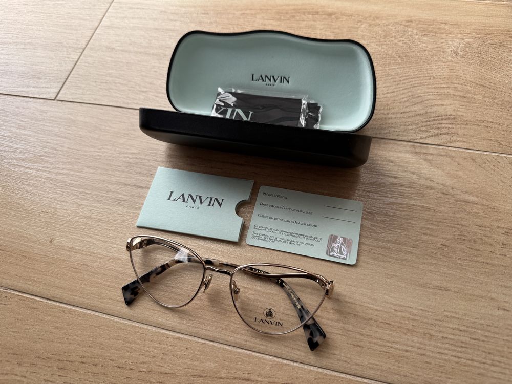 Nowe oprawki okulary korekcyjne premium Lanvin