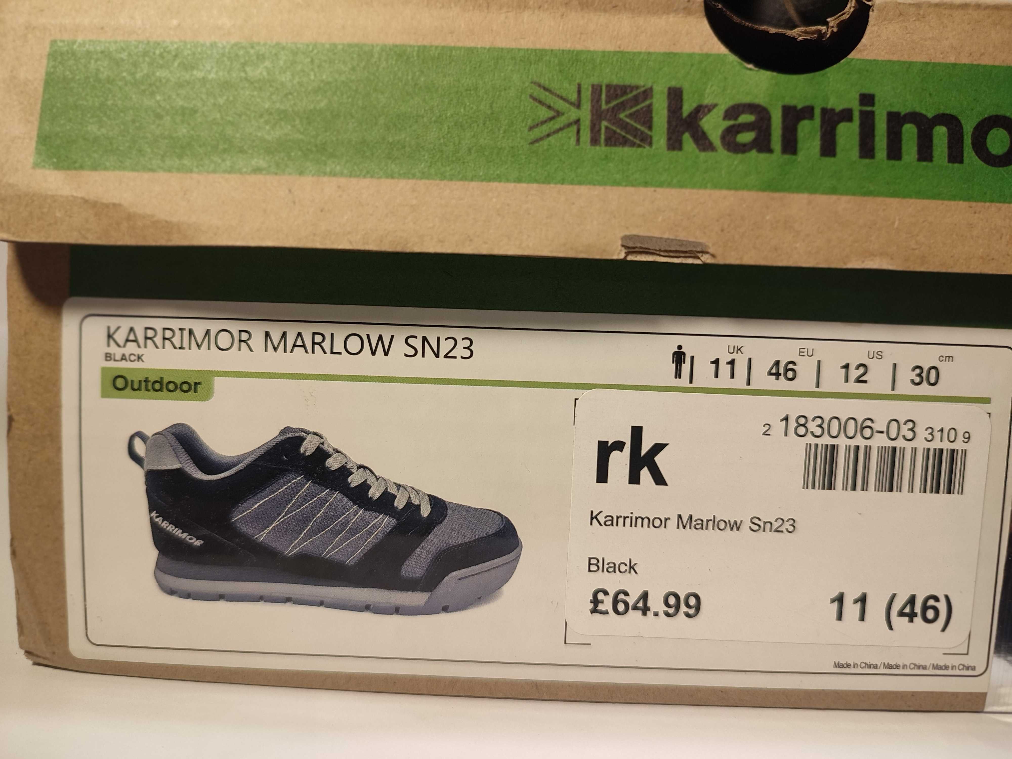 Buty KARRIMOR MARLOW Outdoor  rozm. 46 , 30 cm DUŻY rozmiar, używane