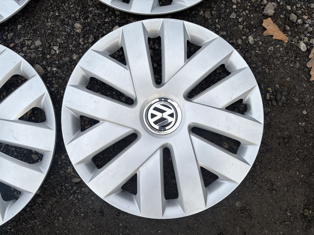 Piękne oryginalne kołpaki 15” Vw na spinki