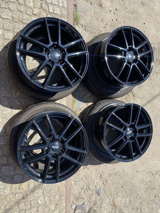 Komplet Felg Aluminiowych 18” 5x112 7,5Jx18H2 ET44, 66,6 mm VW Audi…