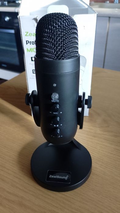 Mikrofon USB ZealSound Do Streamu Podcastow ASMR nowy