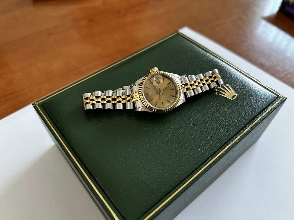 Rolex Datejust 26mm Aço e Ouro