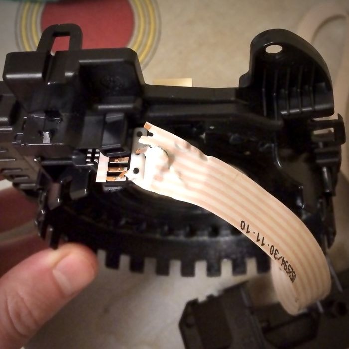 Ремонт шлейфа руля 5K0953569T (H, AL) підрульовий шлейф, VW/Skoda