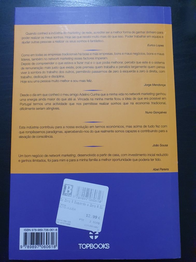 De zero à esquerda a zero à direita - Adelino Cunha