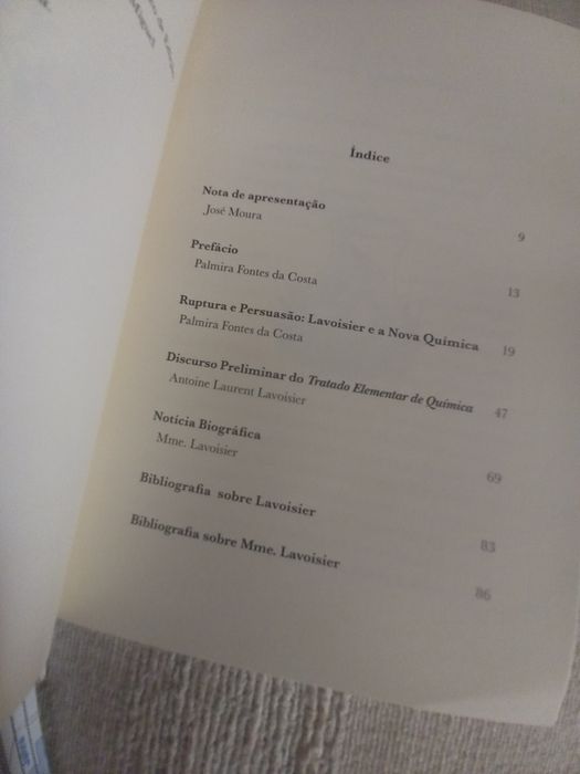 Manifesto para Uma Nova Química Lavoisier