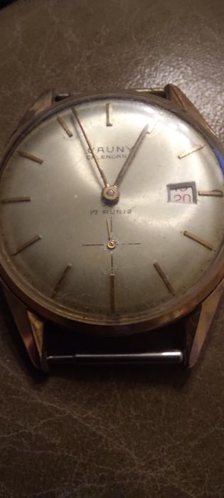 Relógio muito antigo cauny homem