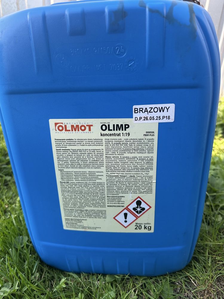 Przemysłowy impregnat do drewna OLIMP 20kg