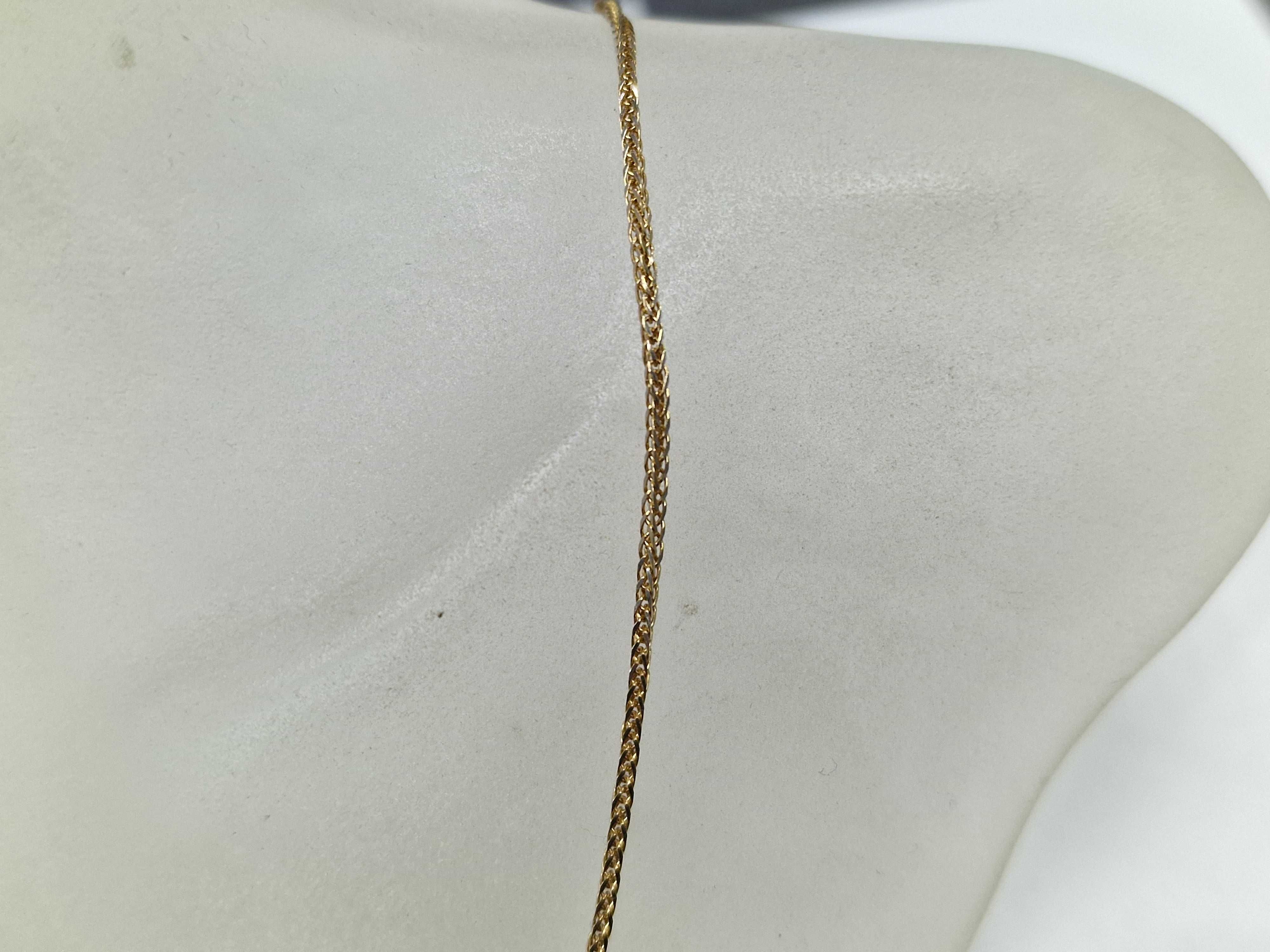 Złoty łańcuszek damski/ 585/ 3.49 gram/ 55cm/ Lisi Ogon/ nowoczesny