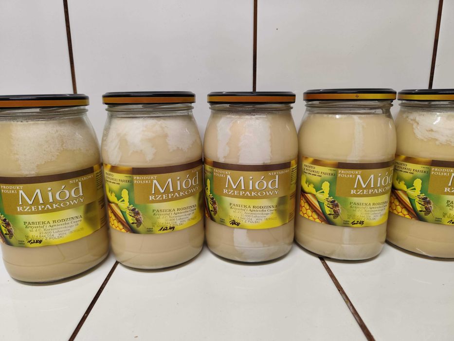 4 x MIÓD Rzepakowy z 2025r