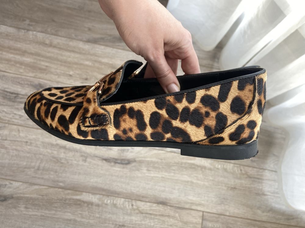 Лофери Zara леопардові 40