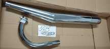 Escape original curvo Sachs Lotus v5 Racing fuego