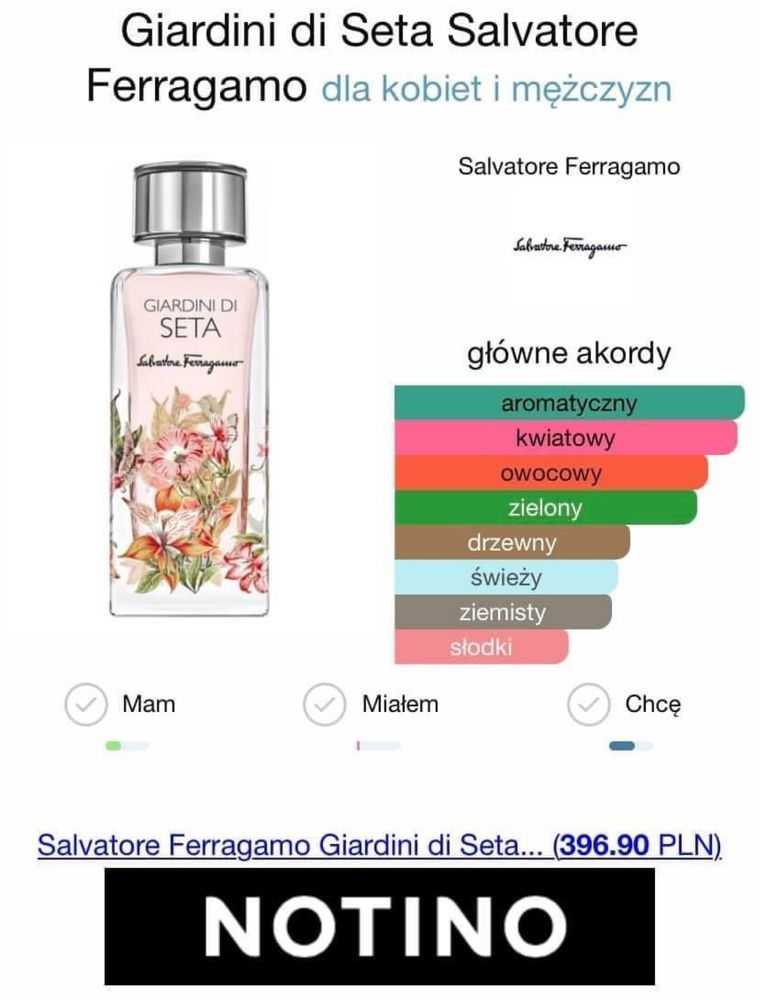 Giardini di Seta Salvatore Ferragamo woda perfumowana unisex