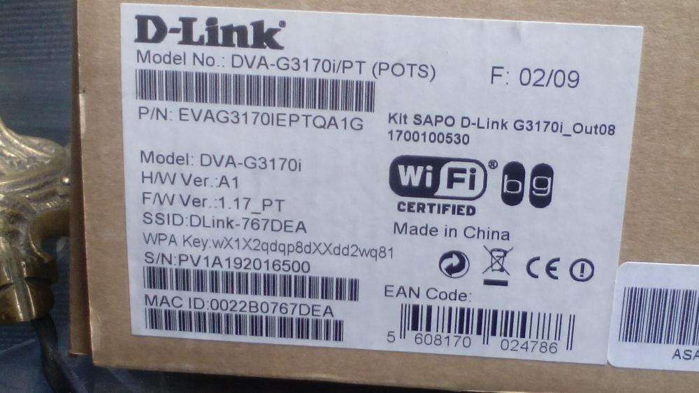 Router D-Link DVA-G3170i / pt