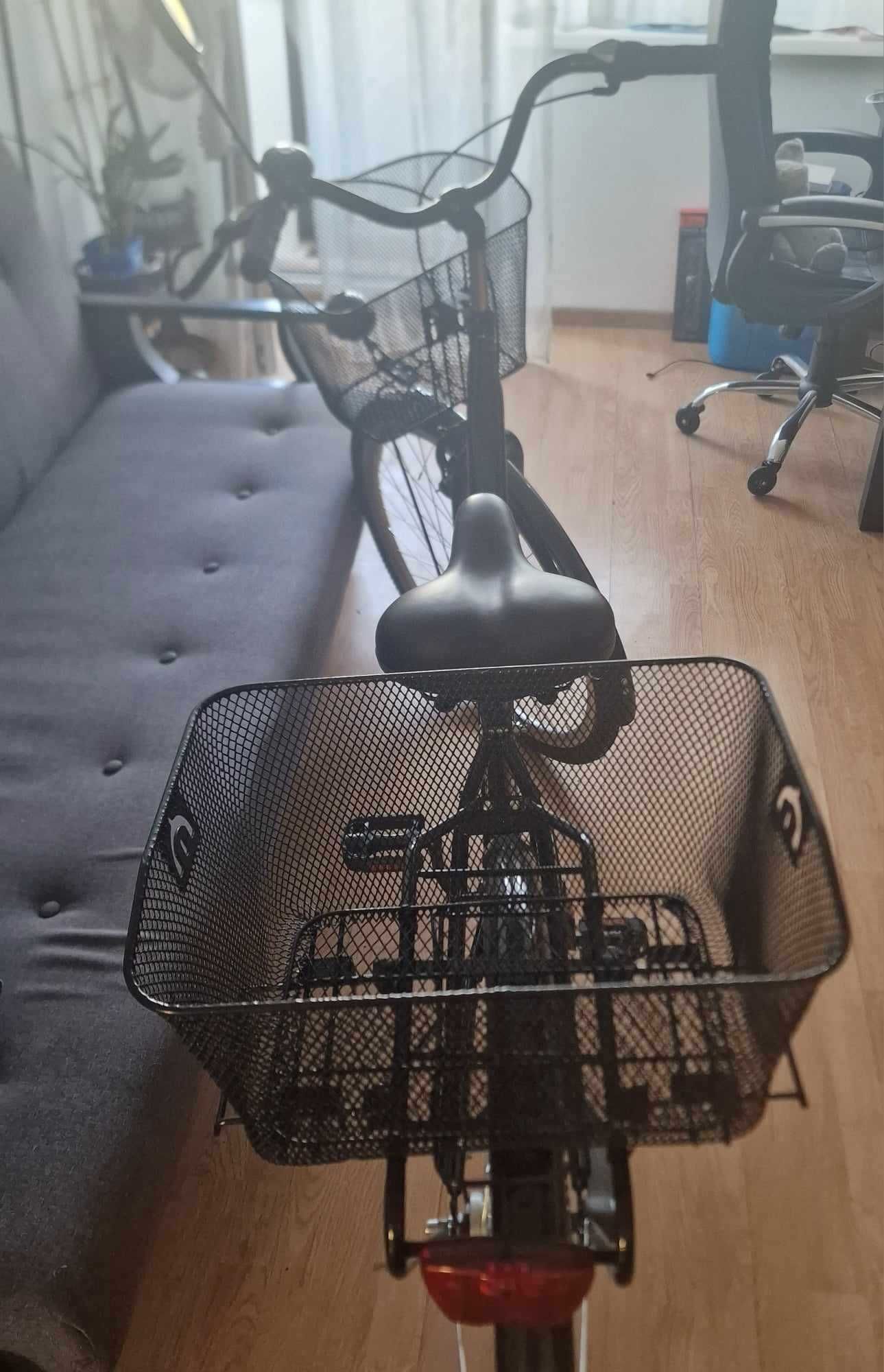 Rower miejski KOZbike city K14 3S czarny