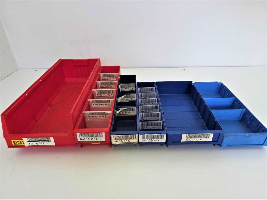 Pojemnik Plastikowy Kuweta 40x19x8cm Skrzynka Kosz Magazyn Warsztat