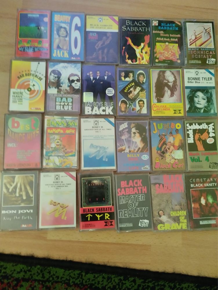 Kaseta disco dance Scorpions Accept Judas Atlantis Zenek Acent ZzTop