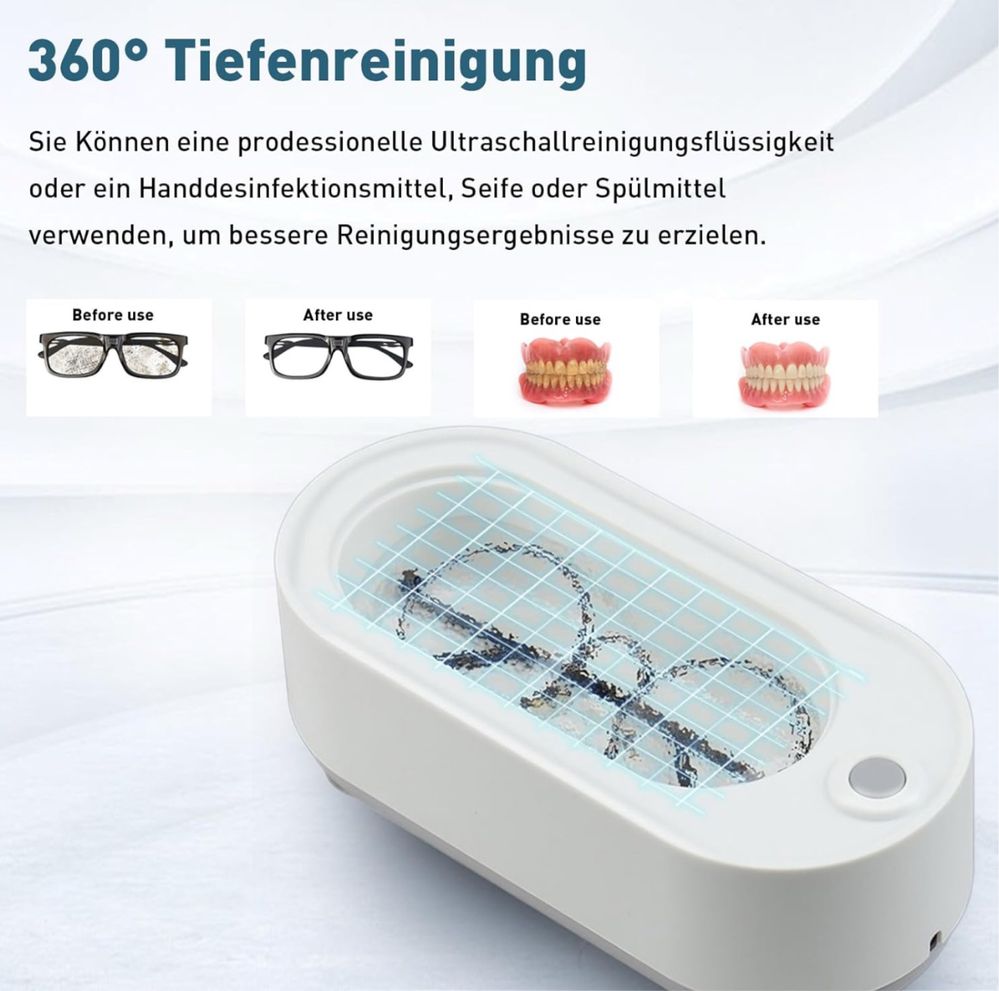 Myjka ultradźwiękowa 45000 Hz, urządzenie do czyszczenia