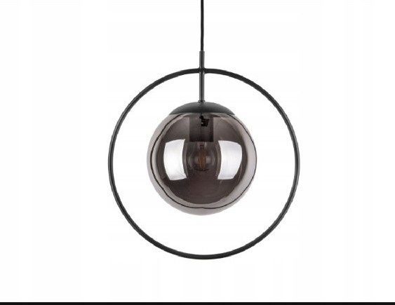 Nowa Lampa wisząca Round Framed szara by Leitmotiv