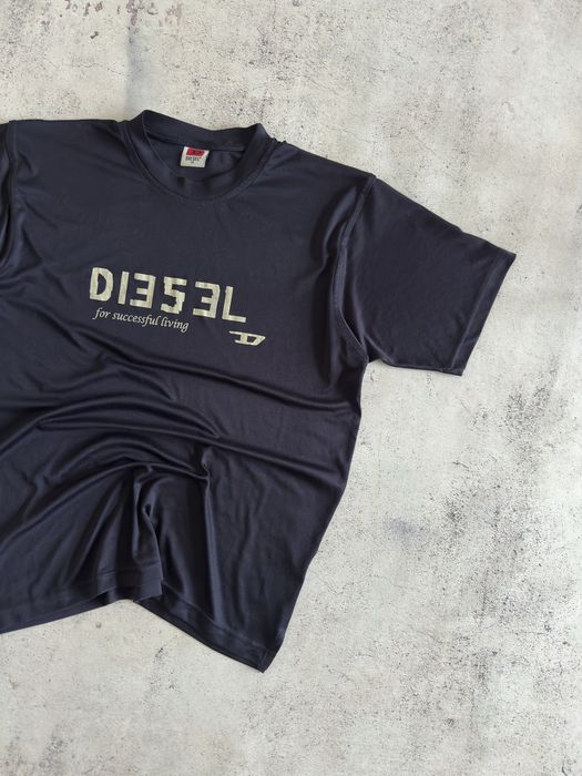 Винтажная синяя футболка Diesel оригинал Размер М