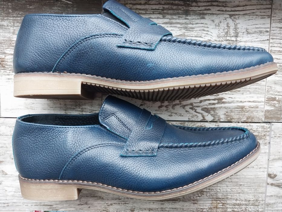 Чоловічі лофери, шкіра,43р.Нові