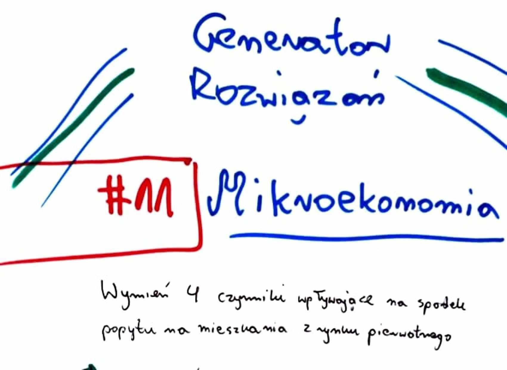 "Popyt, warunek równowagi na rynku, Monopol" - Zestaw rozwiązań