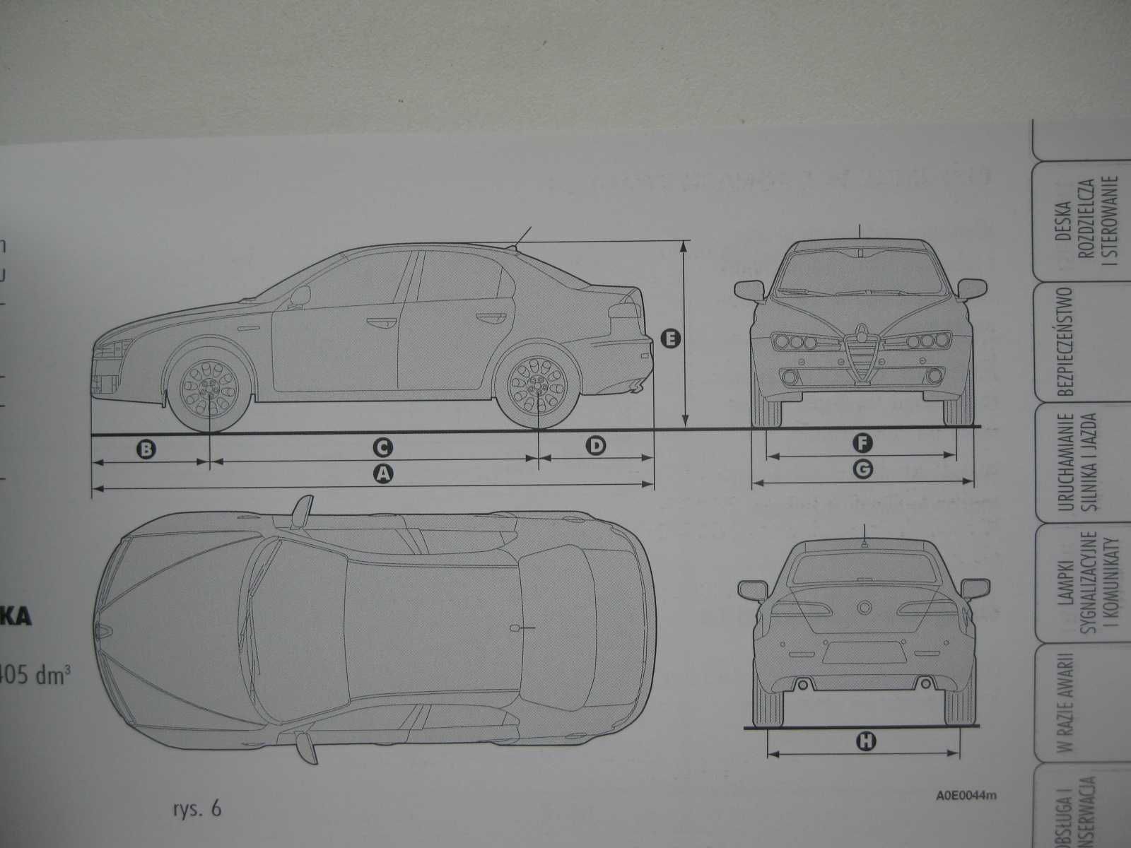 Alfa Romeo 159 Polska instrukcja obsługi 05-11 Alfa 159