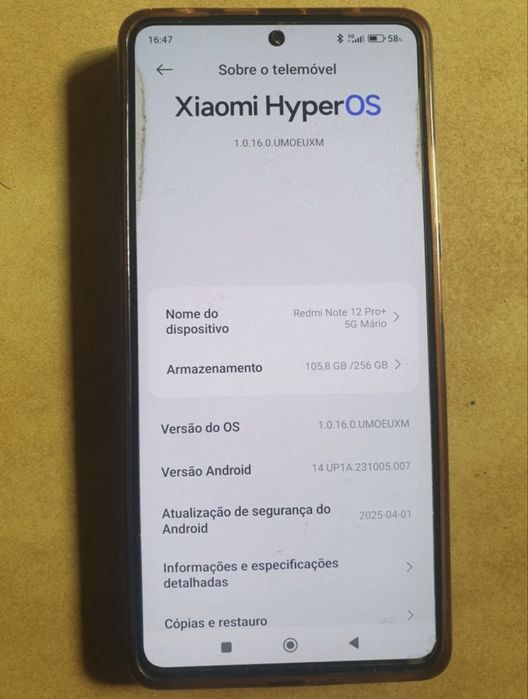 Xiaomi Redmi note 12 Pro + 5G
