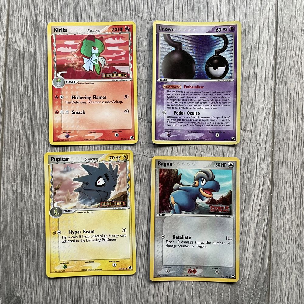 Cartas de Pokémon Colecionáveis TGC