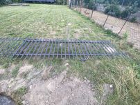Ogrodzenie metalowe 2 przęsła i słupek