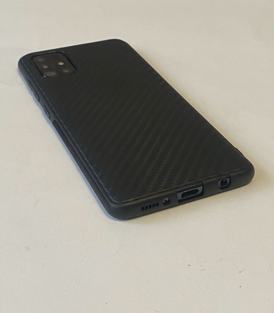 Чехол Samsung A51 / A515 Carbon Протиударний
