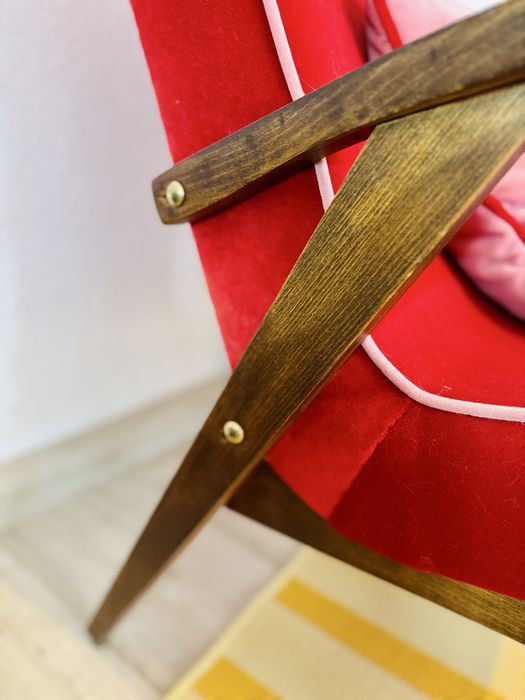 fotele retro PRL  - po renowacji Model 300-123 M. Puchała