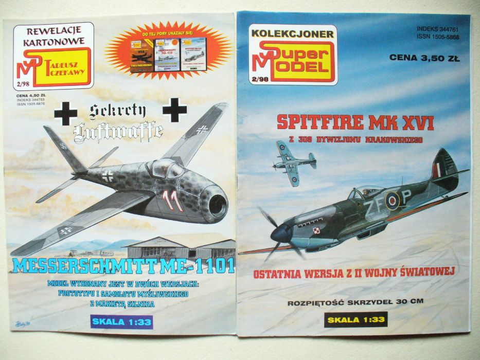 SuperModel Messerschmitt Me-1101, Spitfire MK XVI