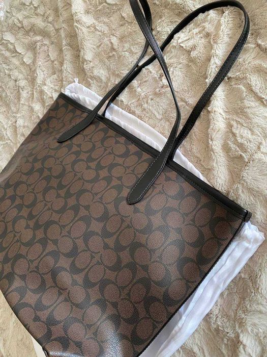 Сумка Coach Tote City шкіряна