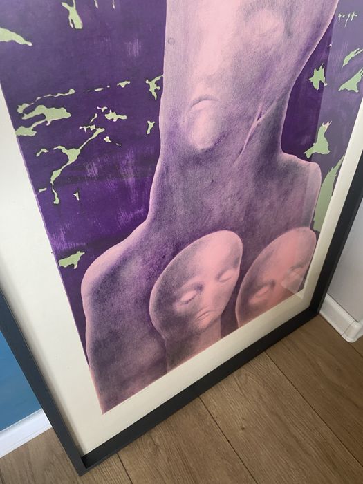 Grafika H.Laskowski z lat 70-tych sygnowana/numerowana