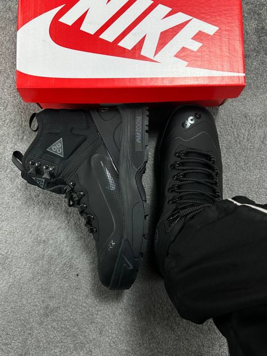 Кросівки чоловічі Nike ACG Zoom Gaiadome Gore Tex (чорні і чорно білі)