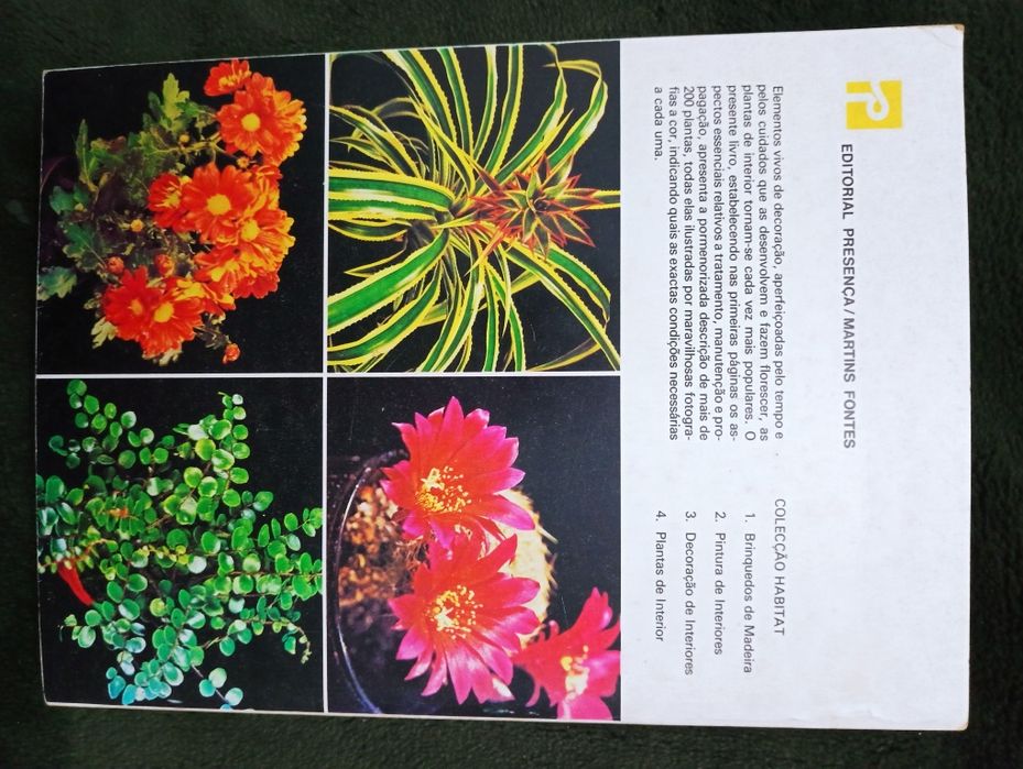 Plantas de interior – Rob Herwig - Editorial Presença - 1974