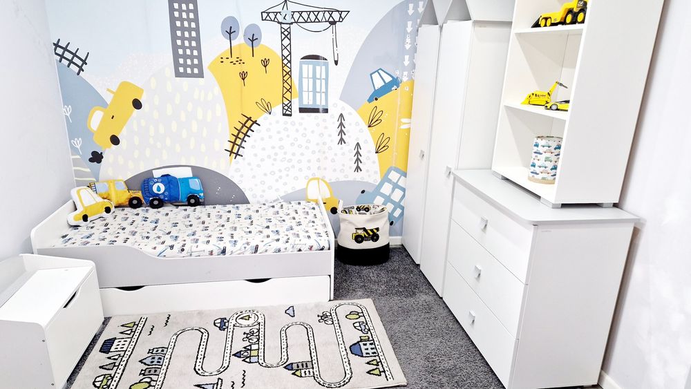 Dywan dziecięcy Kids 3D 120x170 droga ulice miasto