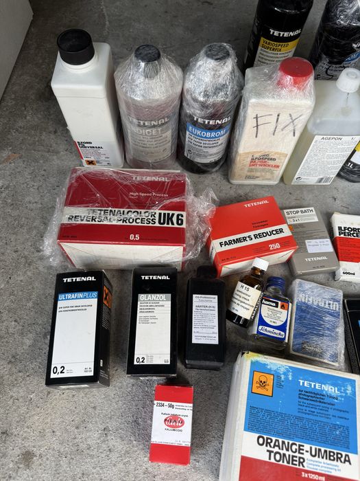 Chemia forograficzna Utrwalacze Kolor Tetenal Agfa Ilford