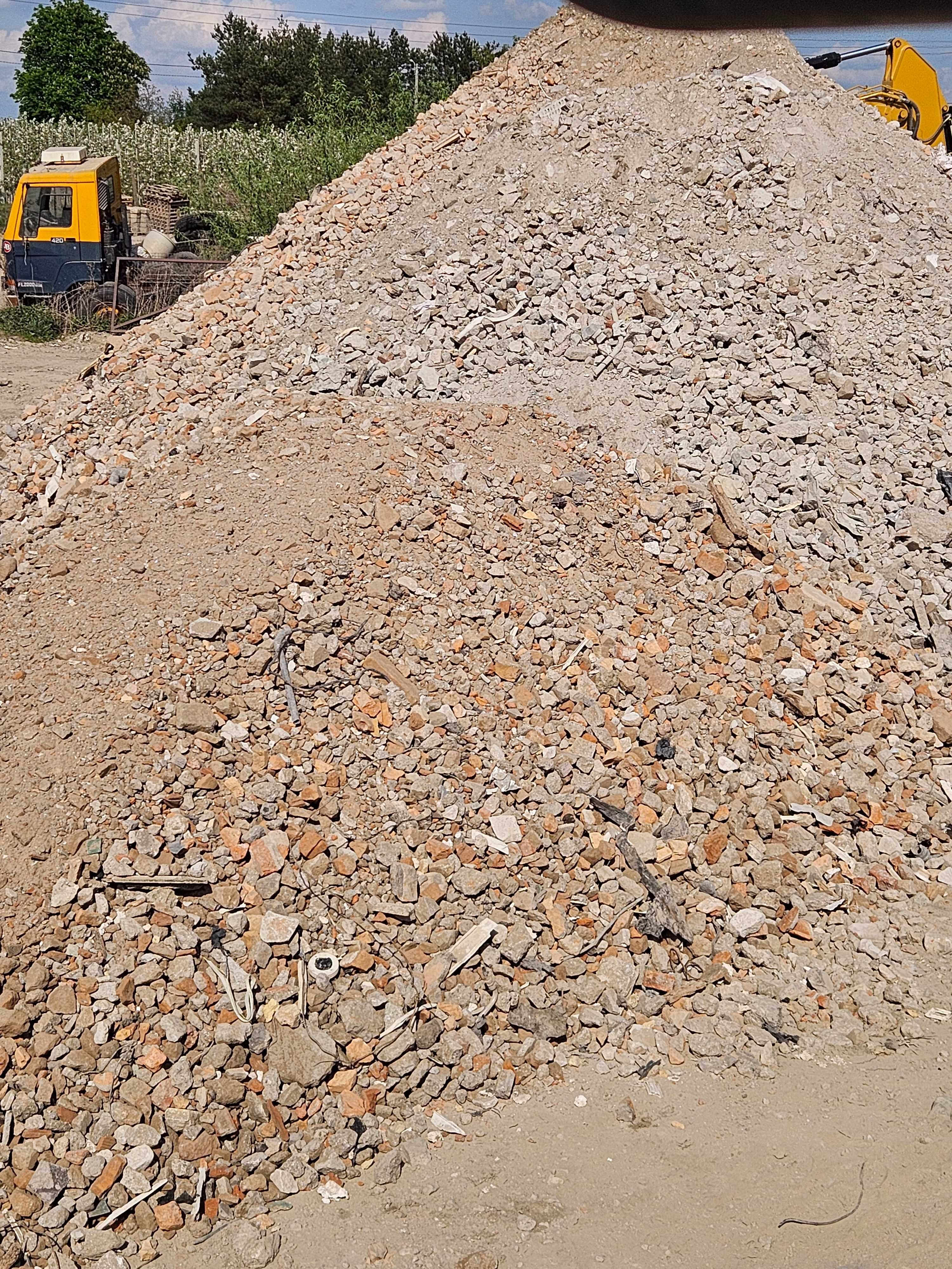 Gruzobeton kruszywo tanie ceglano betonowe transport od 1 tony
