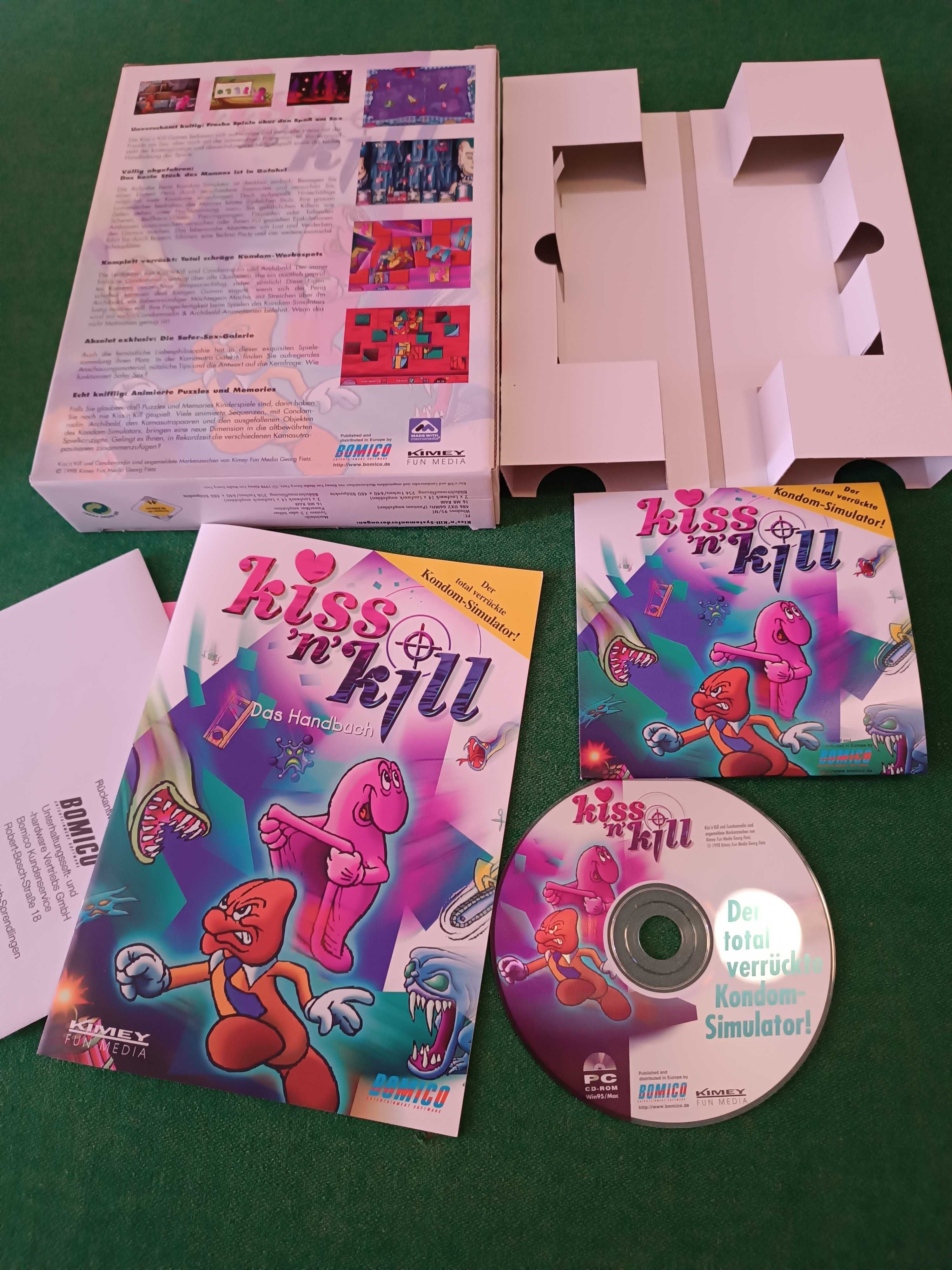 Gra PC - Kiss'n'Kill (Kondom Simulator) - Big Box -Unikat!
